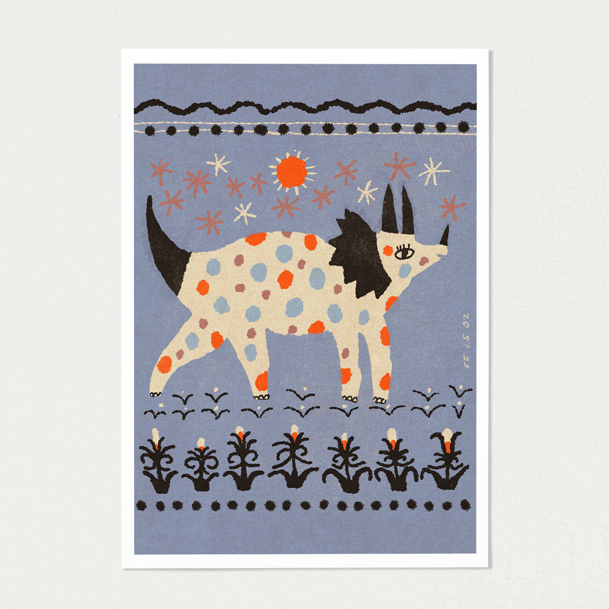 The Spotted Triceratops